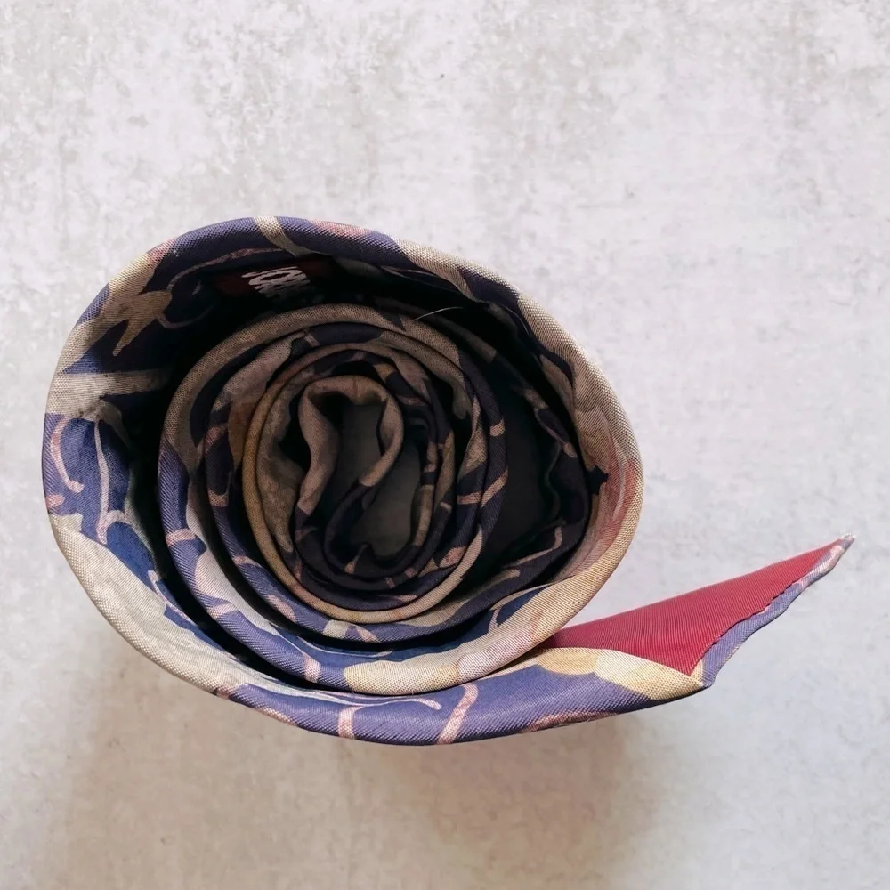 Vintage Jordache Floral New Tie- Multicolored
